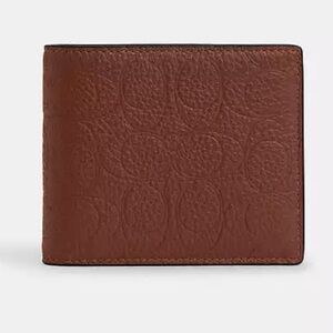 Coach 3-In-1 Wallet| In Signature Leather | Vintage Brown